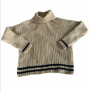 POL Oversized Chunky Ribbed Turtleneck Sweater S